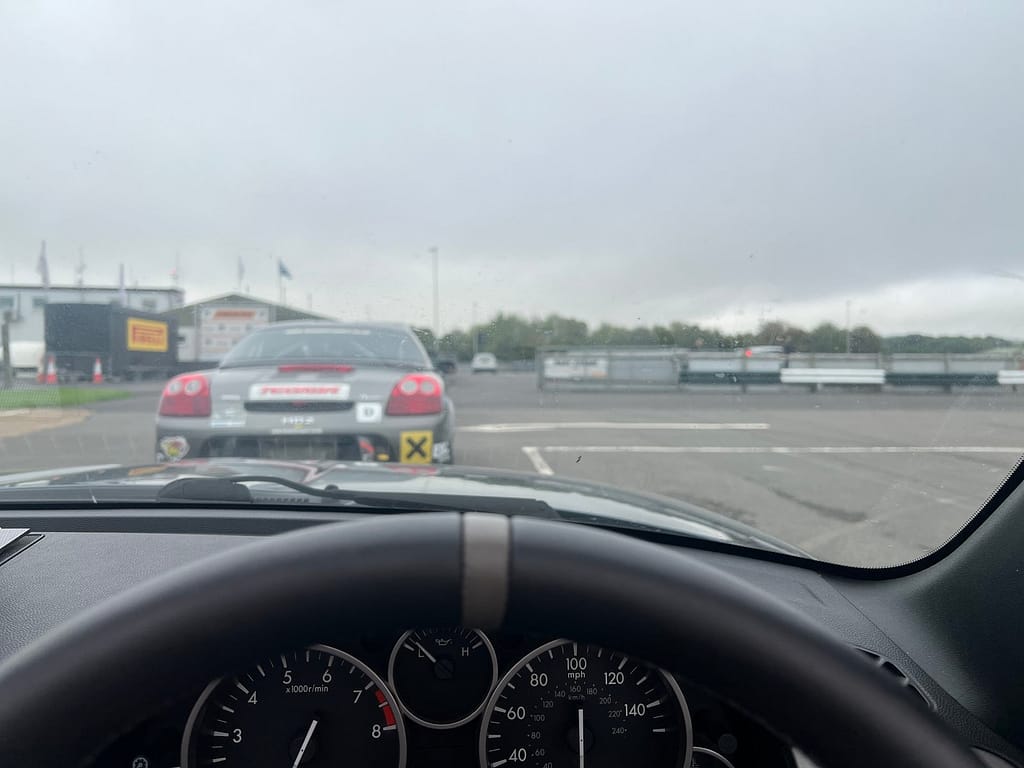 Waiting for exhaust noise check