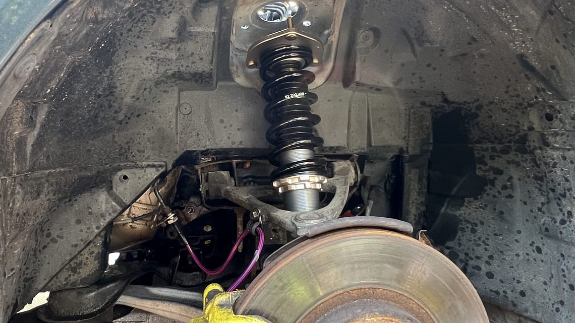 MX5 Suspension & Exhaust Upgrades Begin