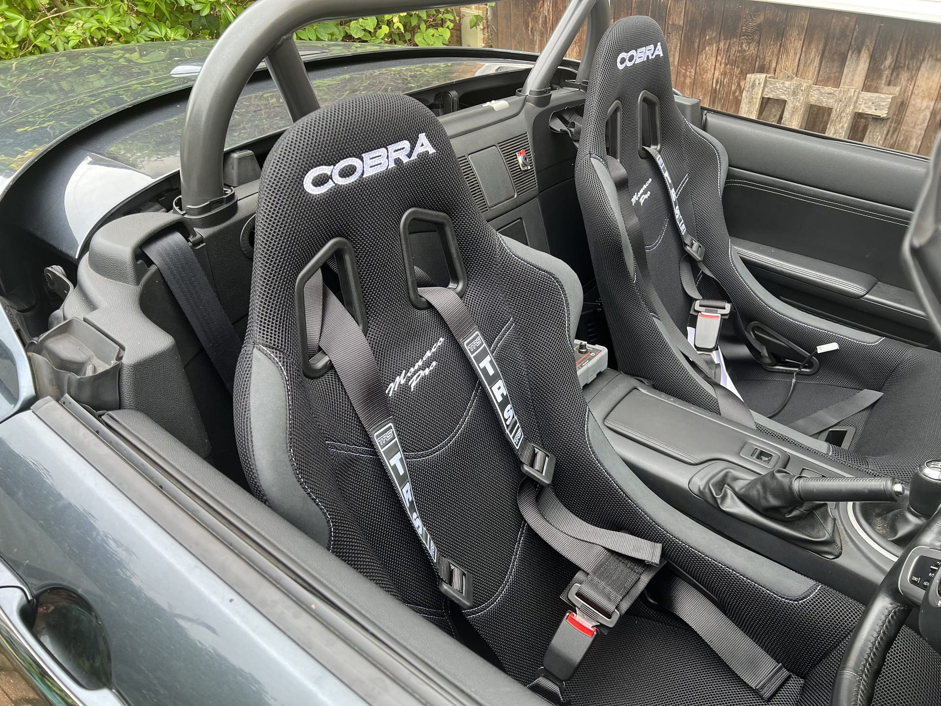 Roll Bar, Cobra Seats & TRS Harnesses Roll Bar, Cobra Seats & TRS Harnesses