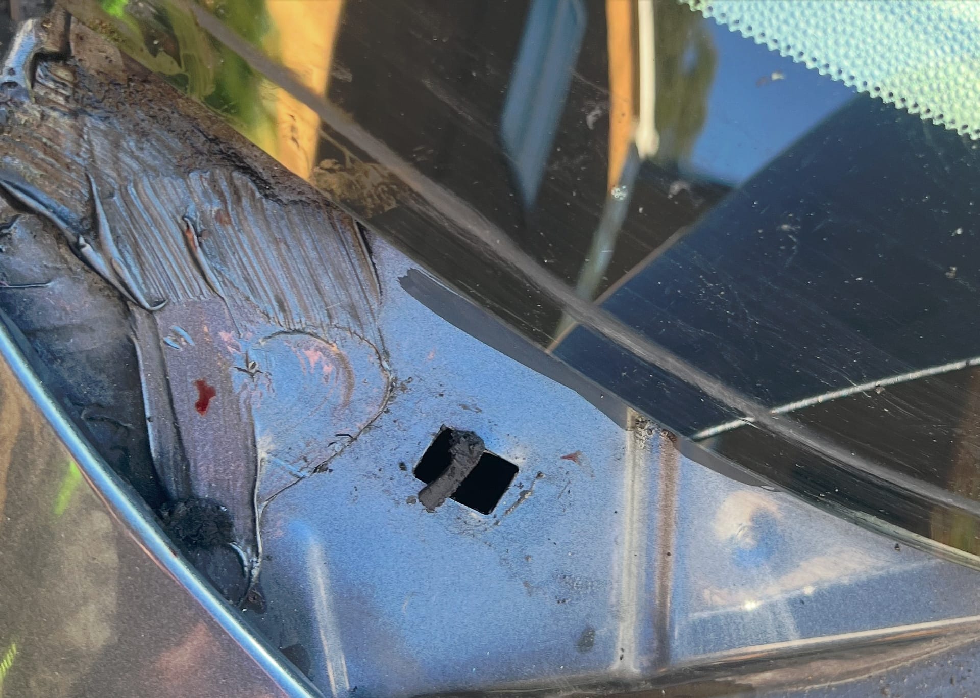 if you look closely I've added a biological security tag to the vehicle. Fortunately my tetanus jabs are up to date. if you look closely I've added a biological security tag to the vehicle. Fortunately my tetanus jabs are up to date.